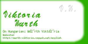 viktoria wurth business card