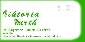 viktoria wurth business card